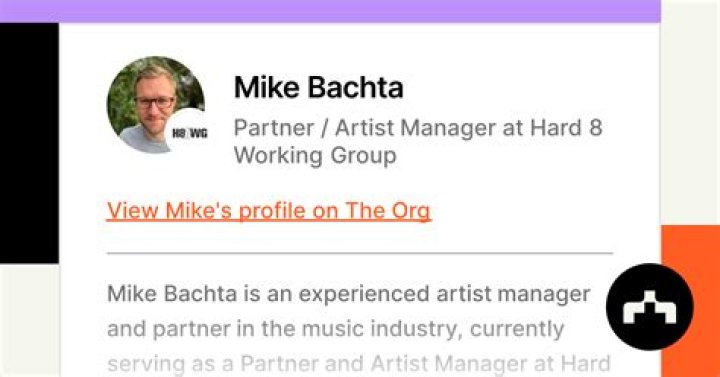 Mike Bachta Joins Working Group Artist Management